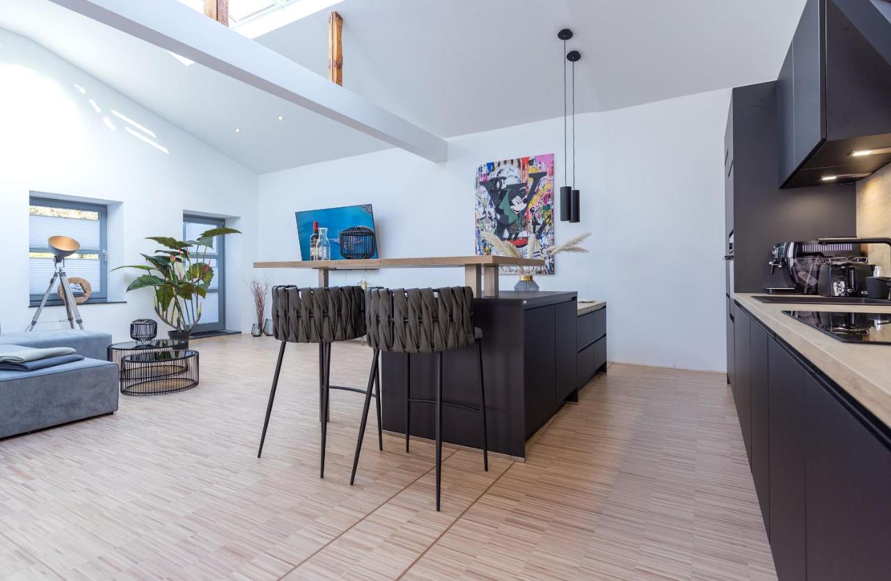 Lichtdurchflutetes Design - Appartement Guetersloh - 90 Qm Exterior photo